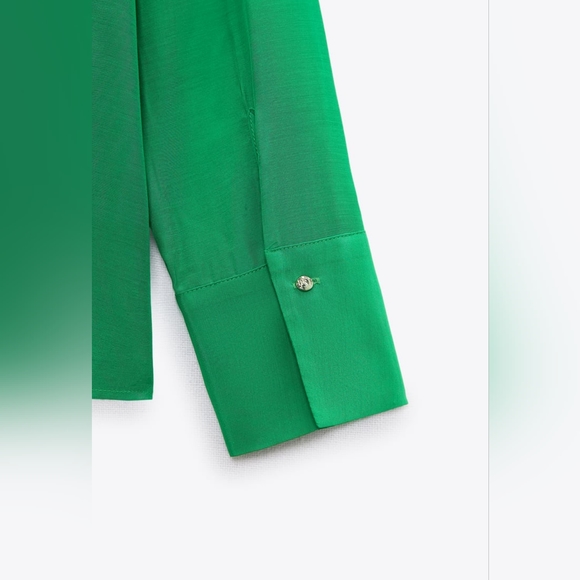 Zara blouse with tied bow - Picture 4 of 5